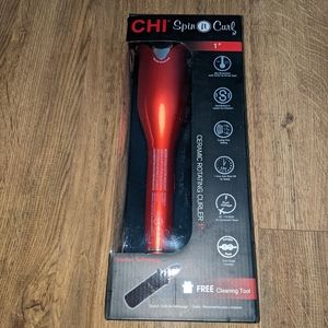 CHI Spin N Curl 1" Curling Iron - Ruby Red